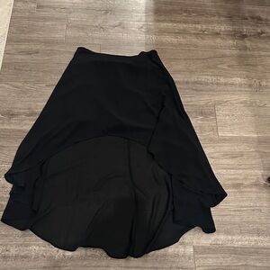 Women’s high low black skirt NEVER WORN